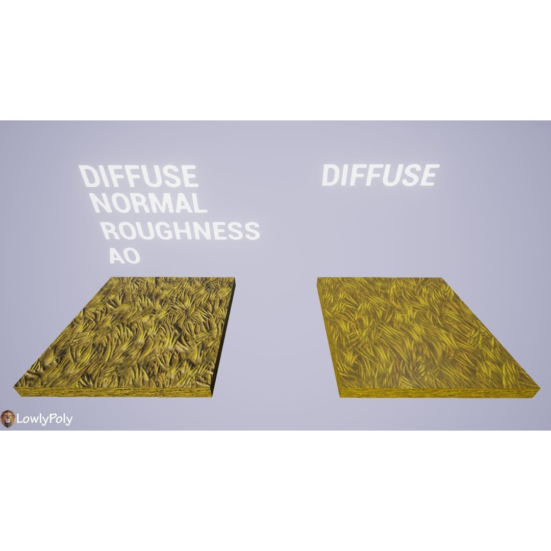 Stylized Ground Mix 3D Model – Hand Painted Textures, PBR, Unity & Unreal Engine - View 27