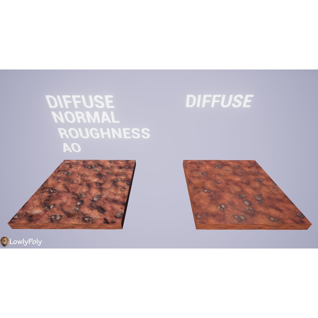 Stylized Ground Mix 3D Model – Hand Painted Textures, PBR, Unity & Unreal Engine - View 29