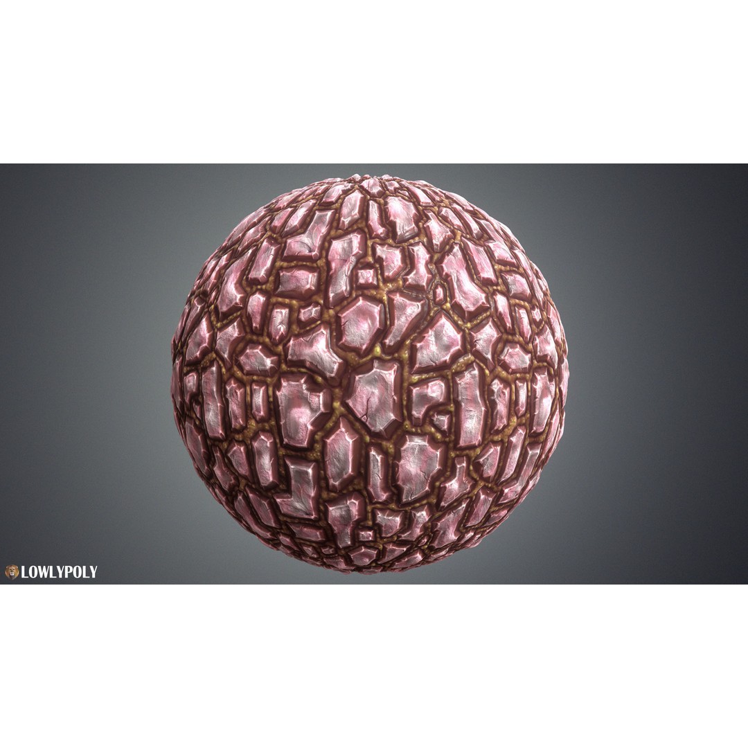 Stylized Ground Mix 3D Model – Hand Painted Textures, PBR, Unity & Unreal Engine - View 5