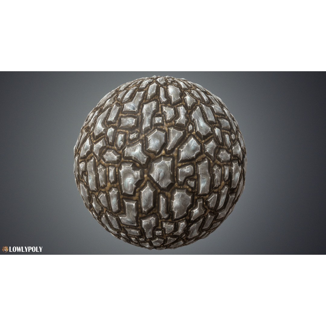 Stylized Ground Mix 3D Model – Hand Painted Textures, PBR, Unity & Unreal Engine - View 8