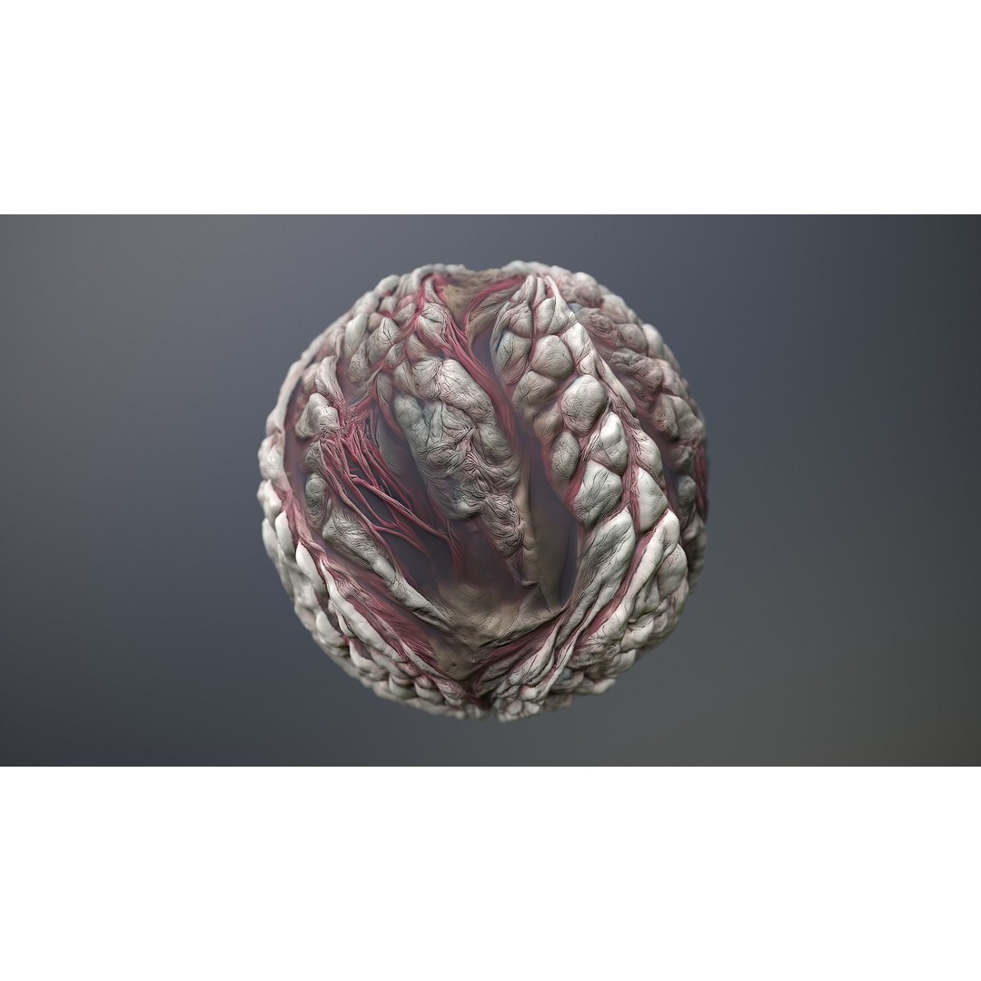 Skin Monster 3D Model – Seamless PBR Texture Pack for Game Assets - View 10