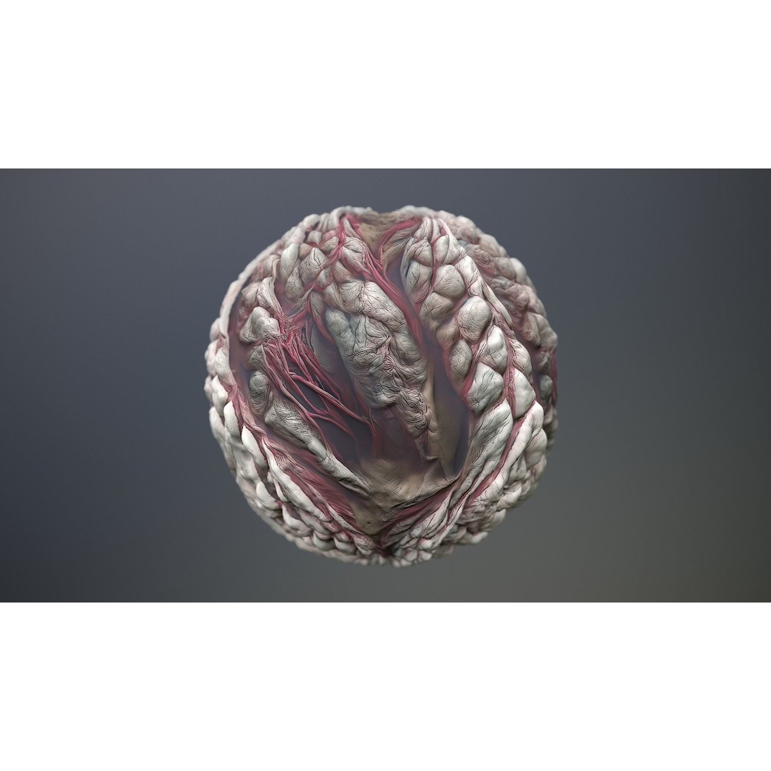 Skin Monster 3D Model – Seamless PBR Texture Pack for Game Assets - View 11