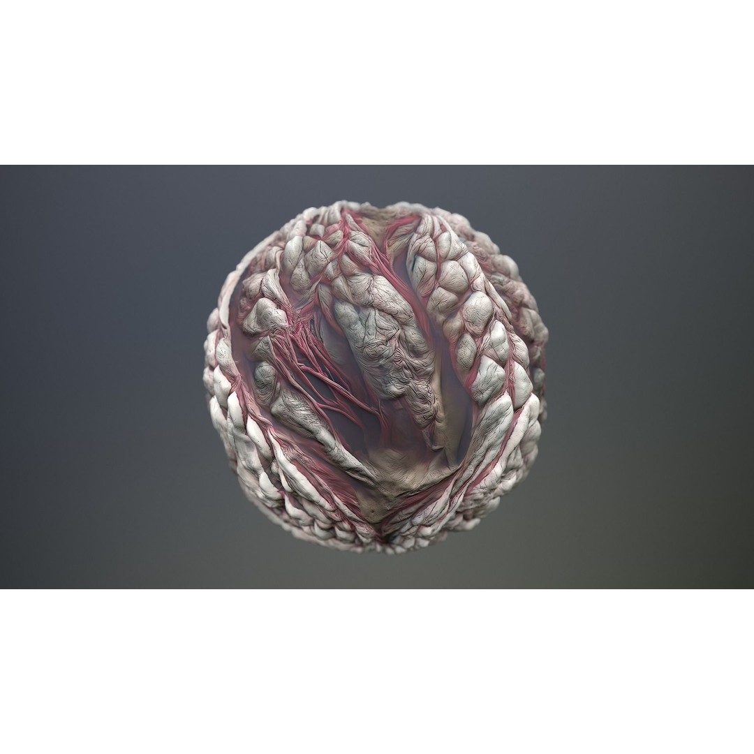 Skin Monster 3D Model – Seamless PBR Texture Pack for Game Assets - View 12
