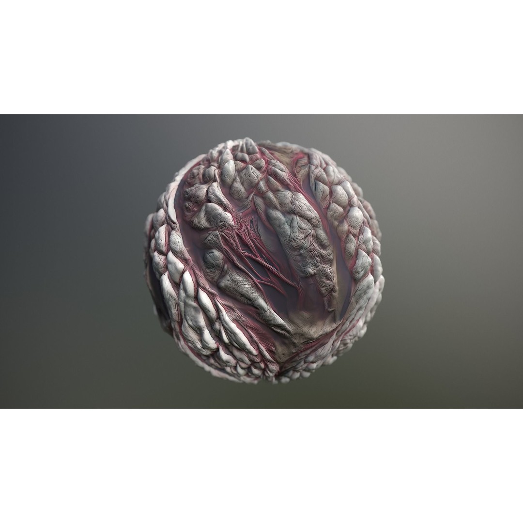 Skin Monster 3D Model – Seamless PBR Texture Pack for Game Assets - View 13