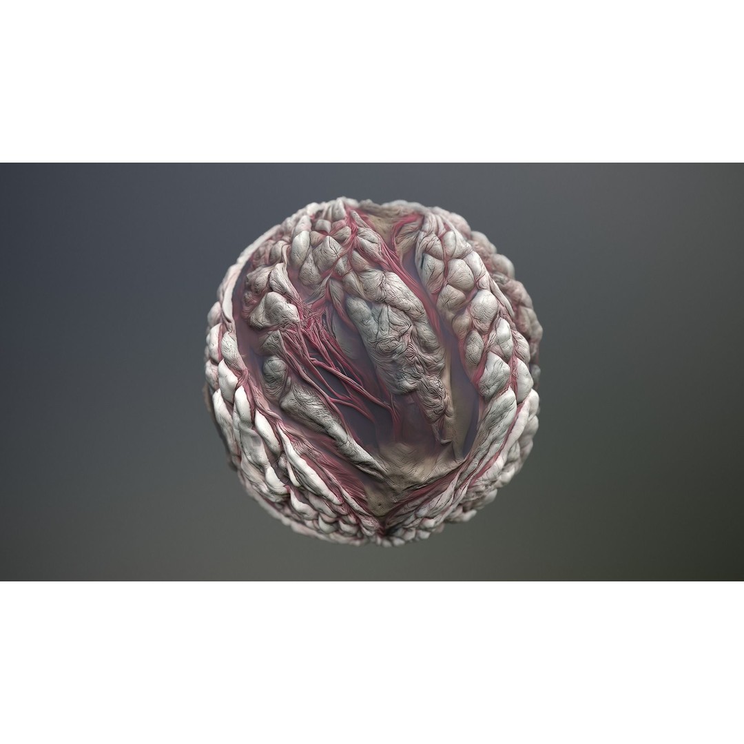 Skin Monster 3D Model – Seamless PBR Texture Pack for Game Assets - View 14
