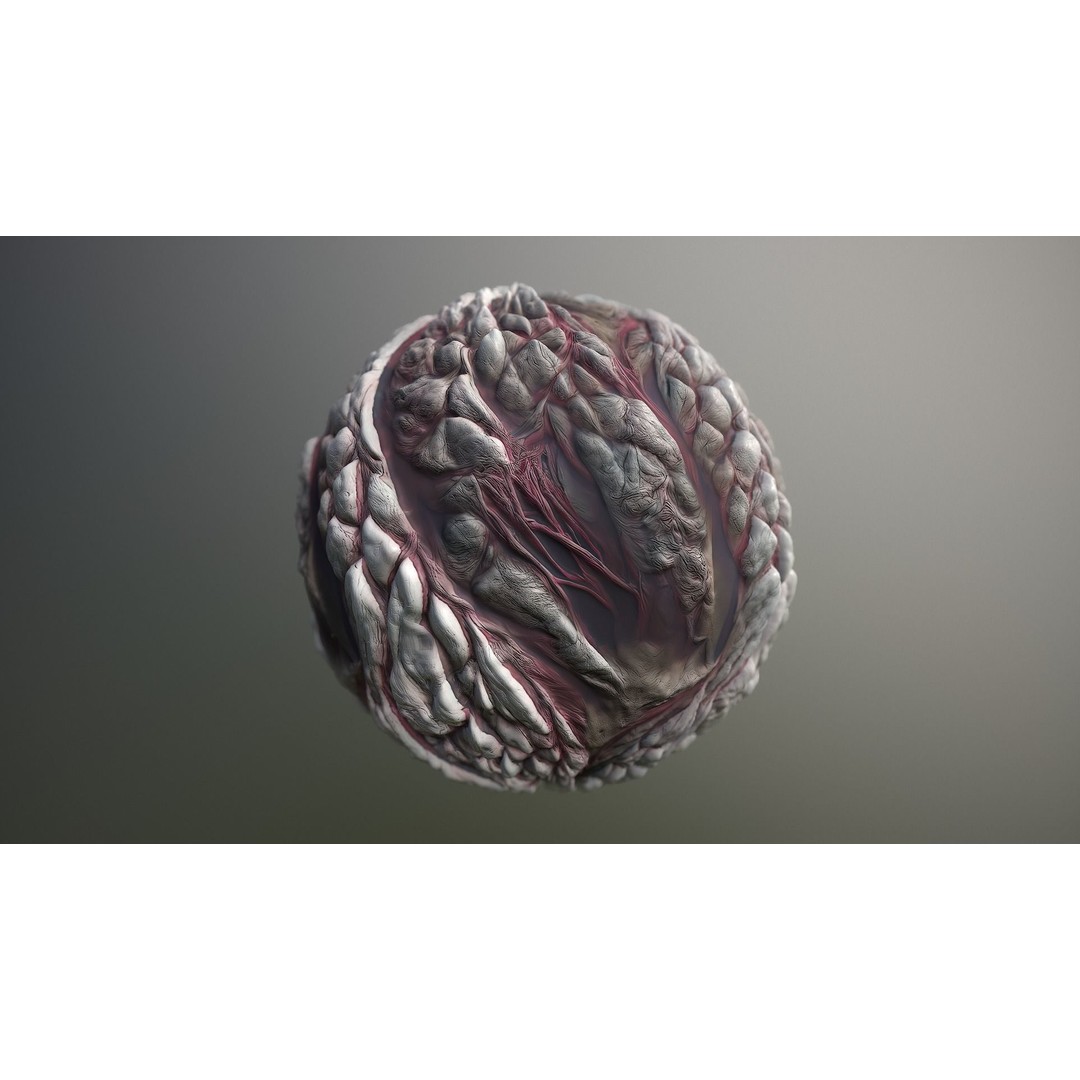 Skin Monster 3D Model – Seamless PBR Texture Pack for Game Assets - View 15