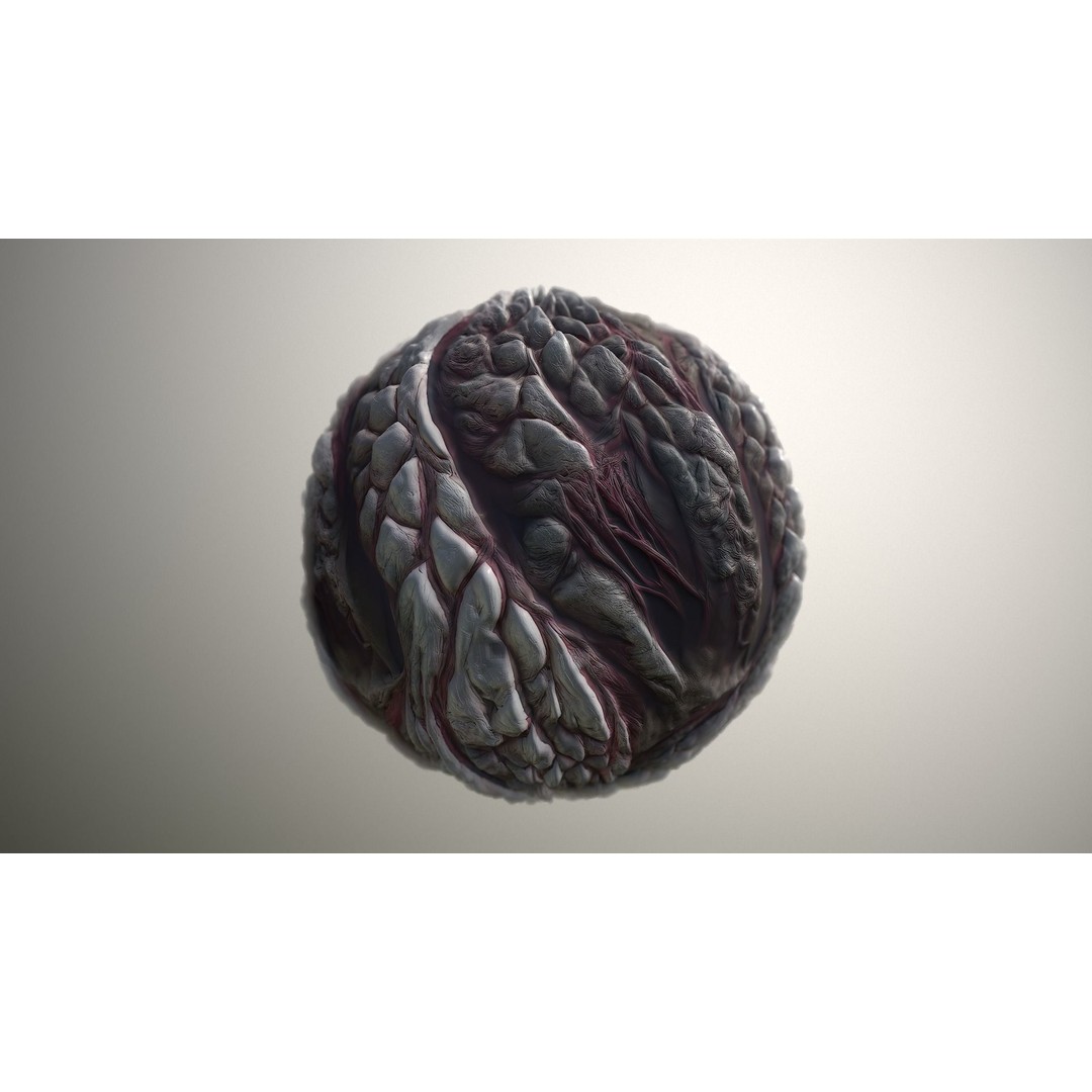 Skin Monster 3D Model – Seamless PBR Texture Pack for Game Assets - View 18