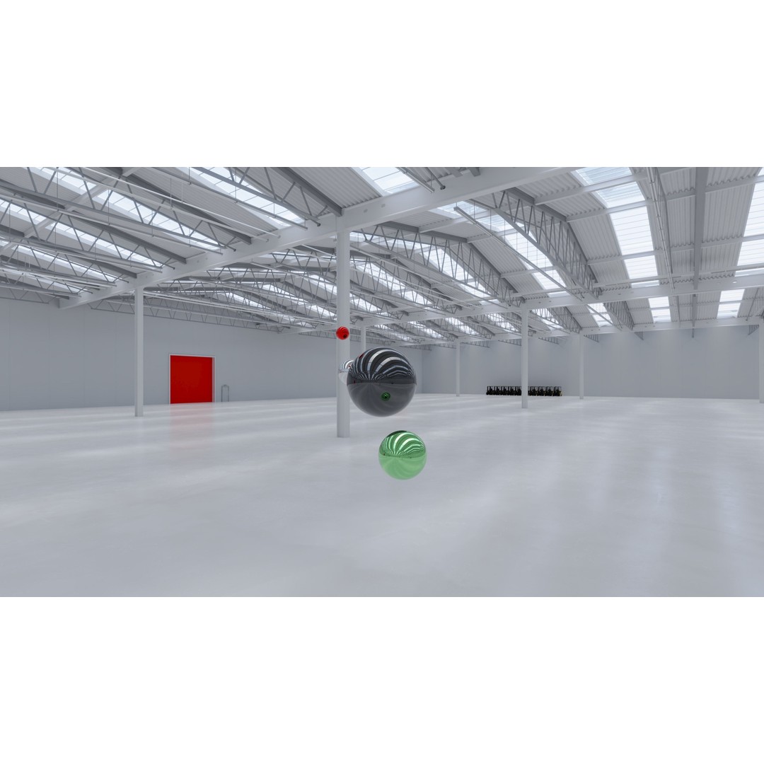 HDRI Warehouse Interior 3D Model – Industrial HDR Texture, 16384x8192 - View 15
