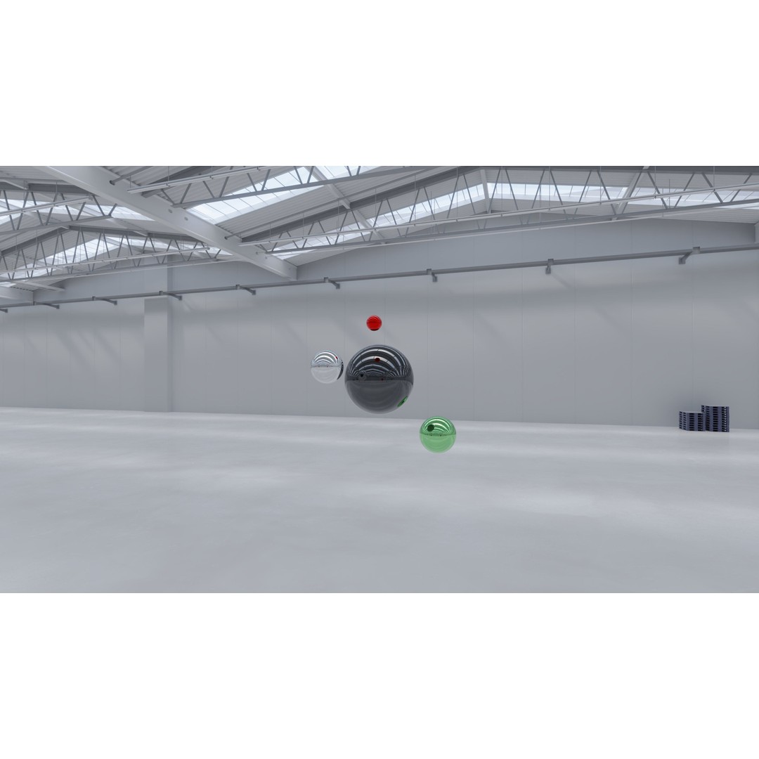 HDRI Warehouse Interior 3D Model – Industrial HDR Texture, 16384x8192 - View 9