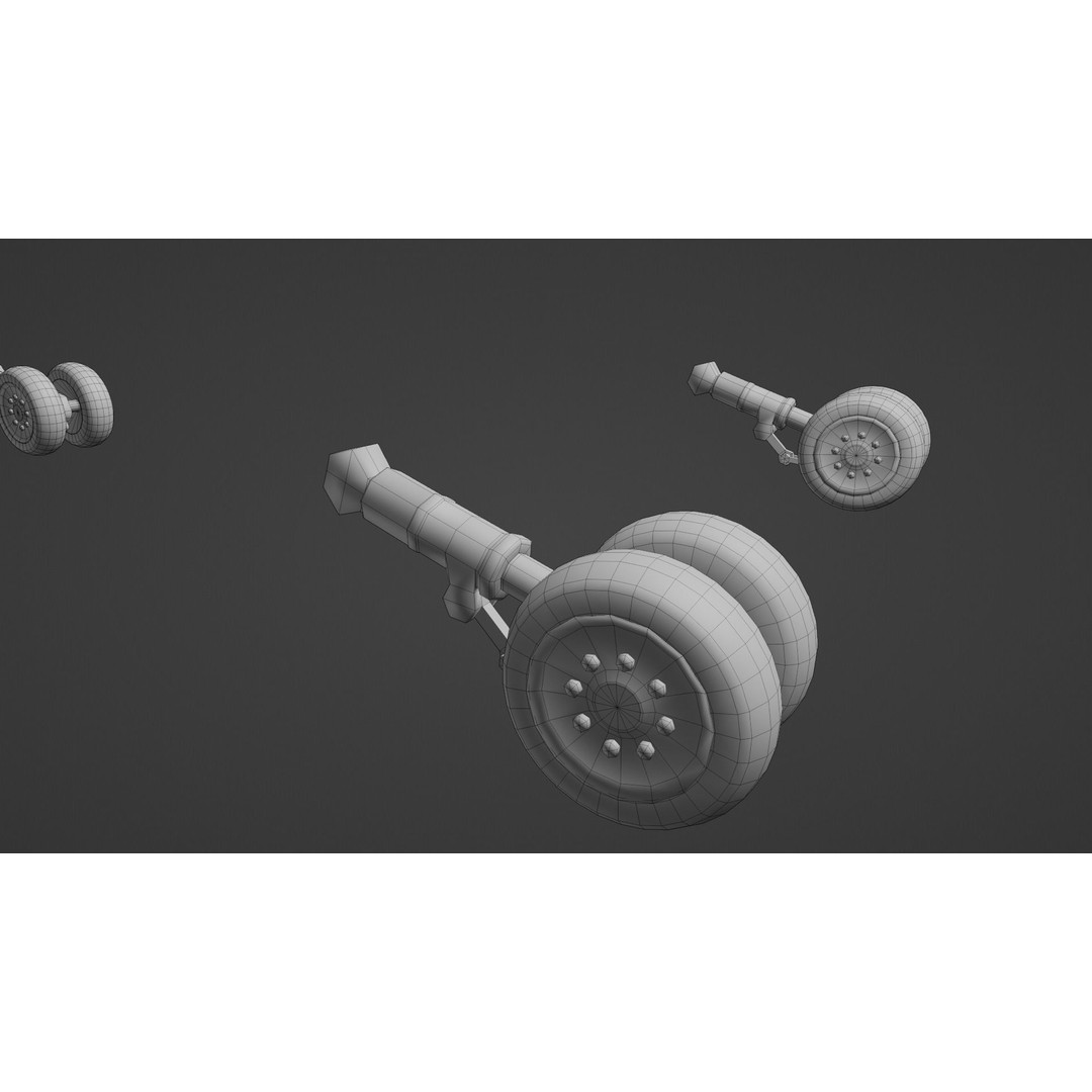 Aérospatiale SA 330 Puma 3D Model – Low Poly Military Helicopter, FBX - View 33
