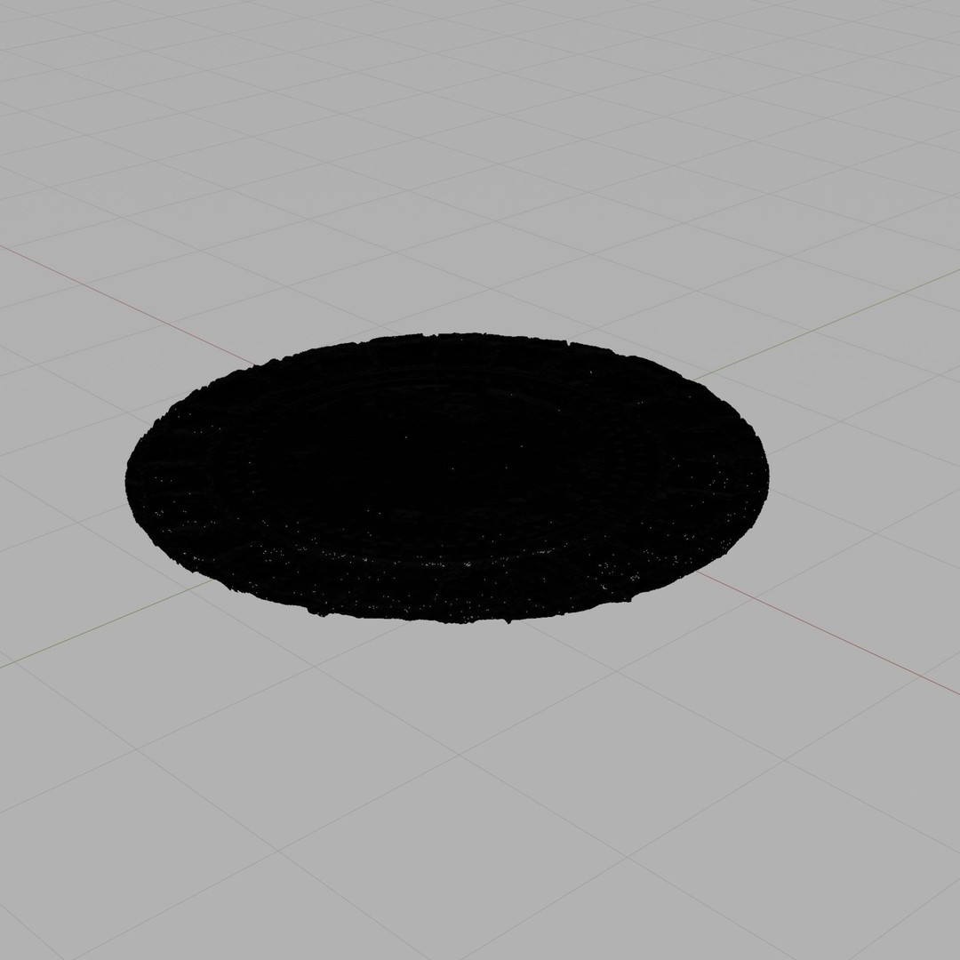 Manhole 3D Model – High Quality Photoscan with PBR Textures - View 14