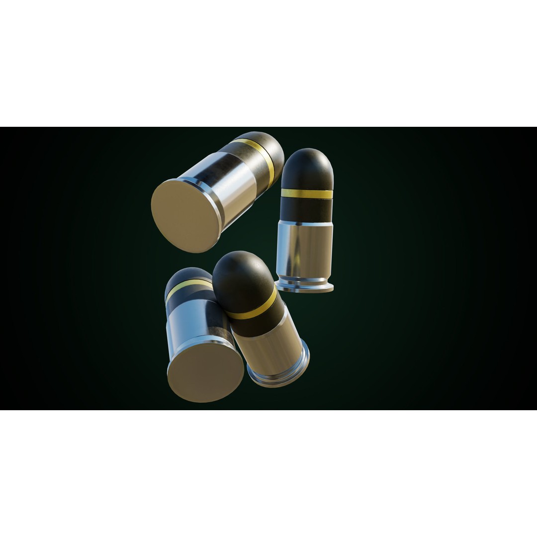 Grenade Launcher 3D Model – Low Poly Game Asset, PBR Textures, FBX - View 19