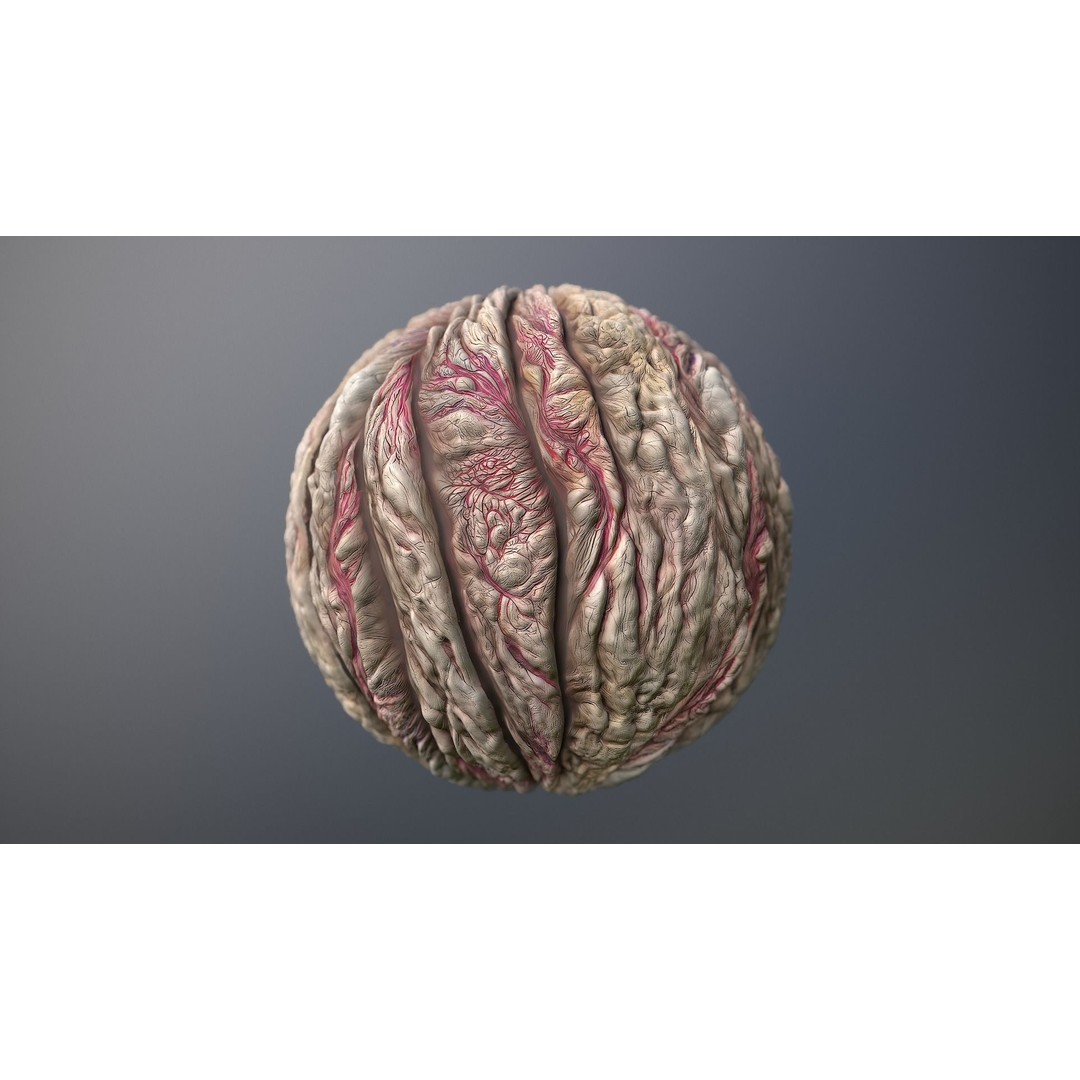 Skin Monster 3D Model – Seamless PBR Texture Pack, 8K & 4K - View 10