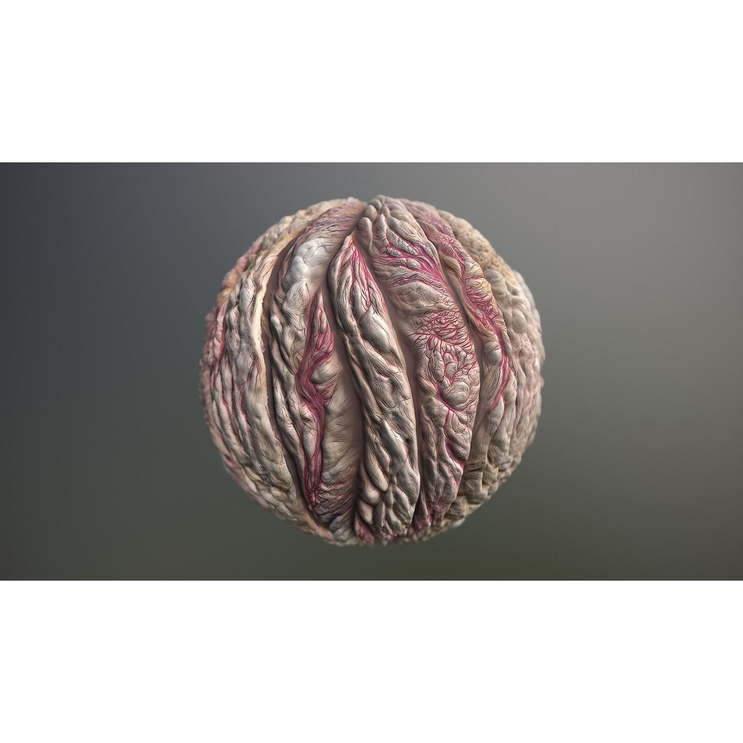 Skin Monster 3D Model – Seamless PBR Texture Pack, 8K & 4K - View 14