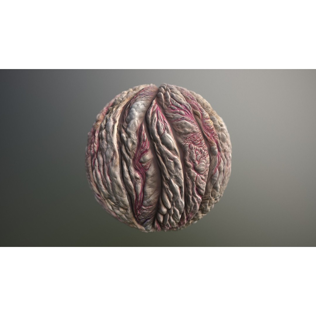 Skin Monster 3D Model – Seamless PBR Texture Pack, 8K & 4K - View 16