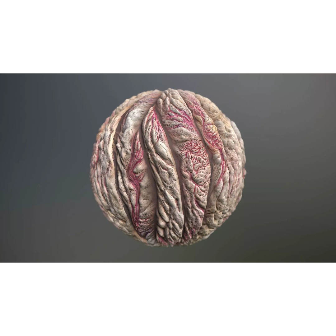 Skin Monster 3D Model – Seamless PBR Texture Pack, 8K & 4K - View 2