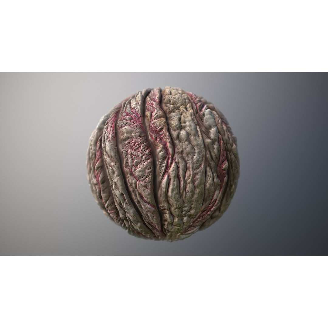 Skin Monster 3D Model – Seamless PBR Texture Pack, 8K & 4K - View 8