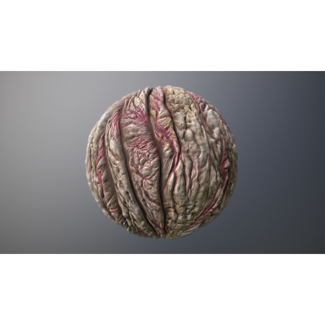 Skin Monster 3D Model – Seamless PBR Texture Pack, 8K & 4K - View 9