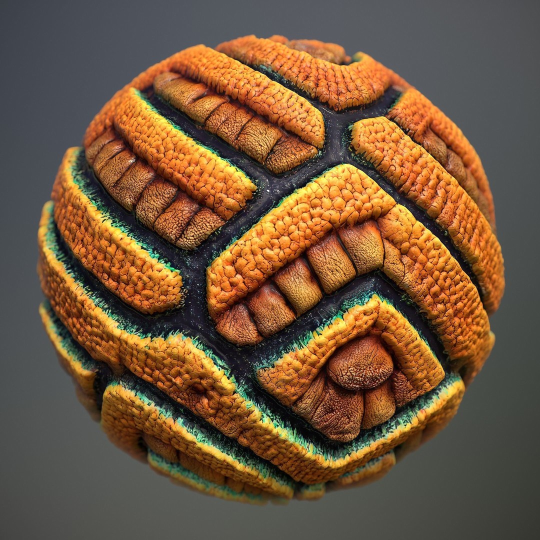 Alien Skin 3D Model – Seamless PBR Texture for Characters