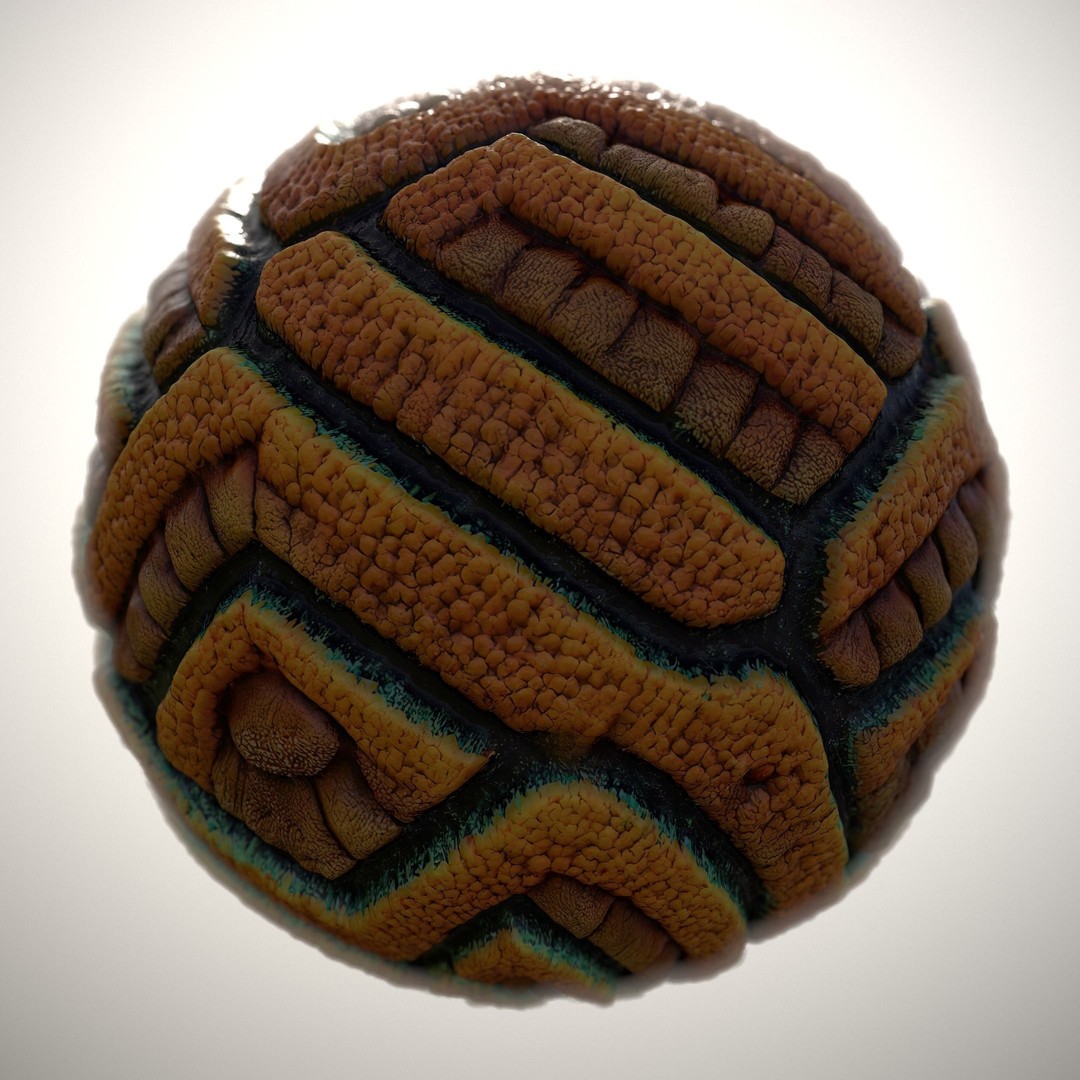 Alien Skin 3D Model – Seamless PBR Texture for Characters - View 10