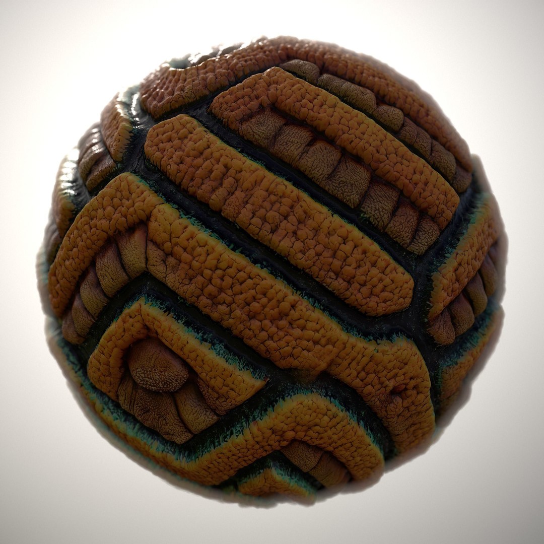 Alien Skin 3D Model – Seamless PBR Texture for Characters - View 11