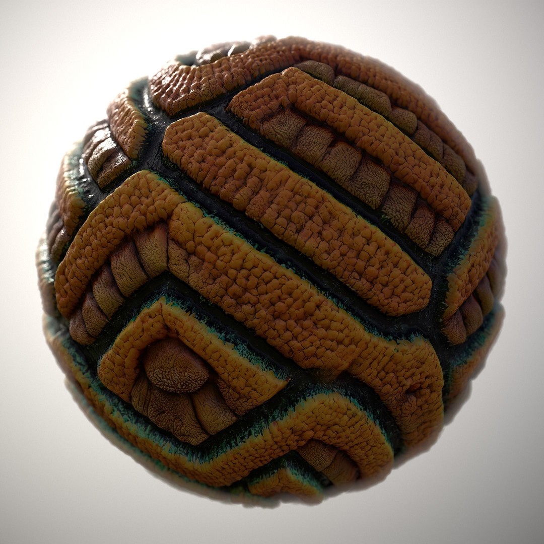 Alien Skin 3D Model – Seamless PBR Texture for Characters - View 12