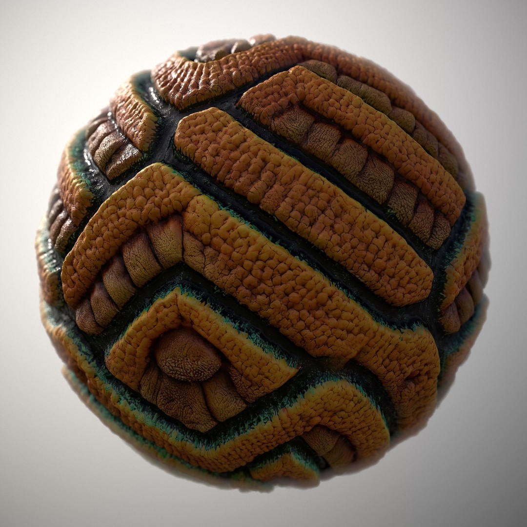 Alien Skin 3D Model – Seamless PBR Texture for Characters - View 13