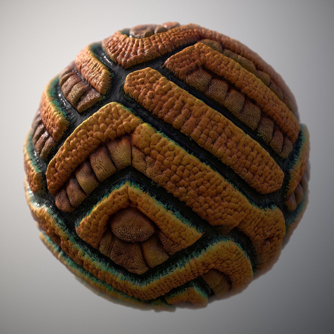 Alien Skin 3D Model – Seamless PBR Texture for Characters - View 14