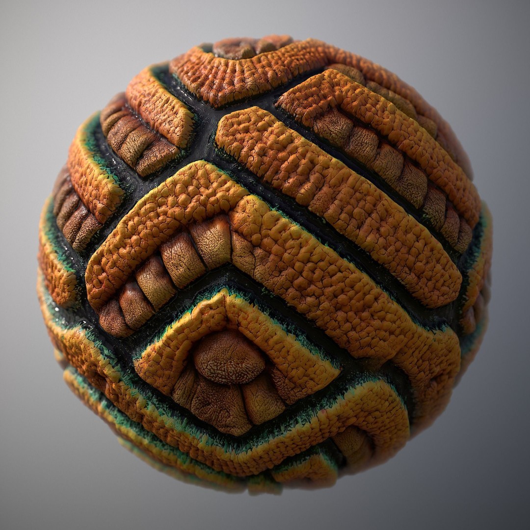 Alien Skin 3D Model – Seamless PBR Texture for Characters - View 15