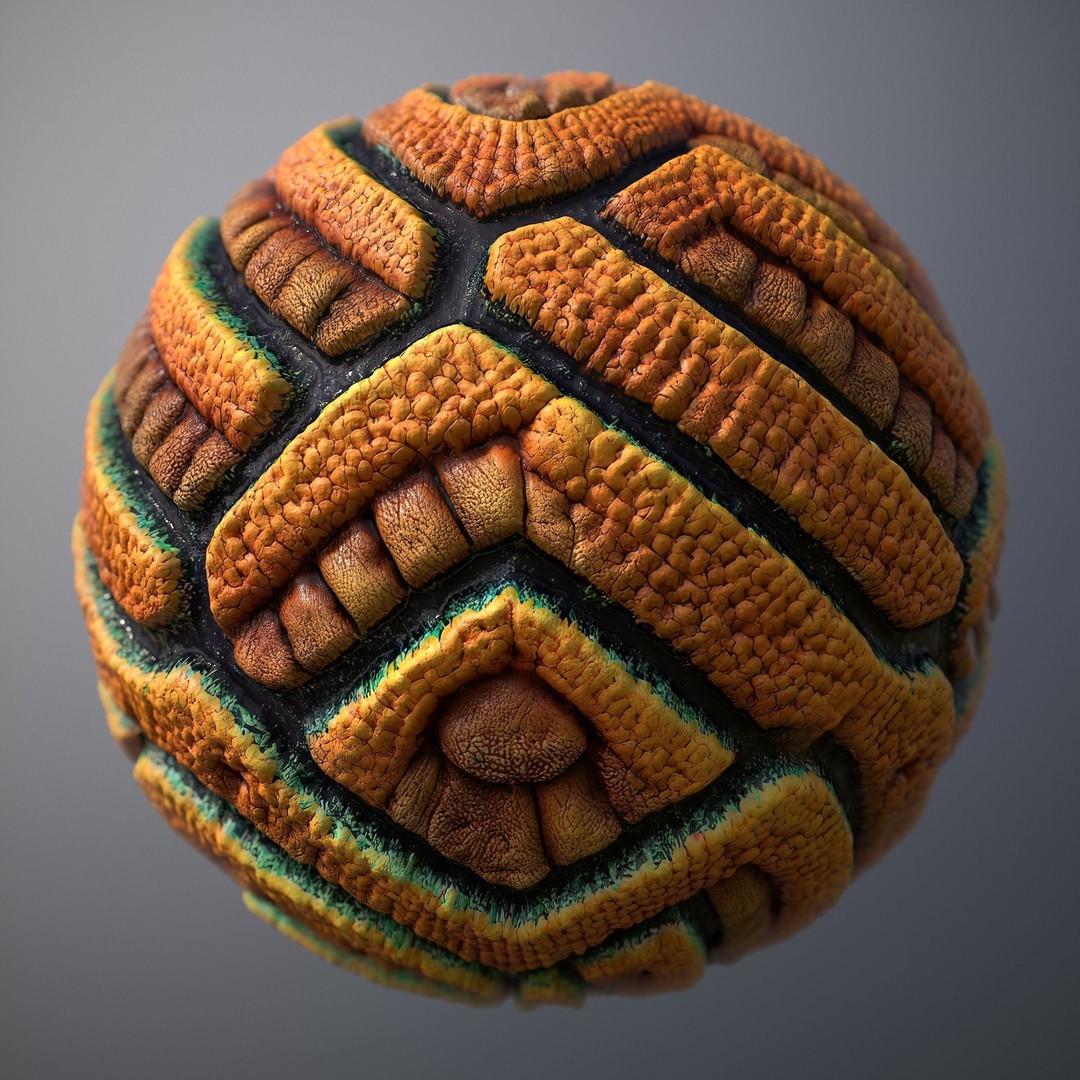 Alien Skin 3D Model – Seamless PBR Texture for Characters - View 16