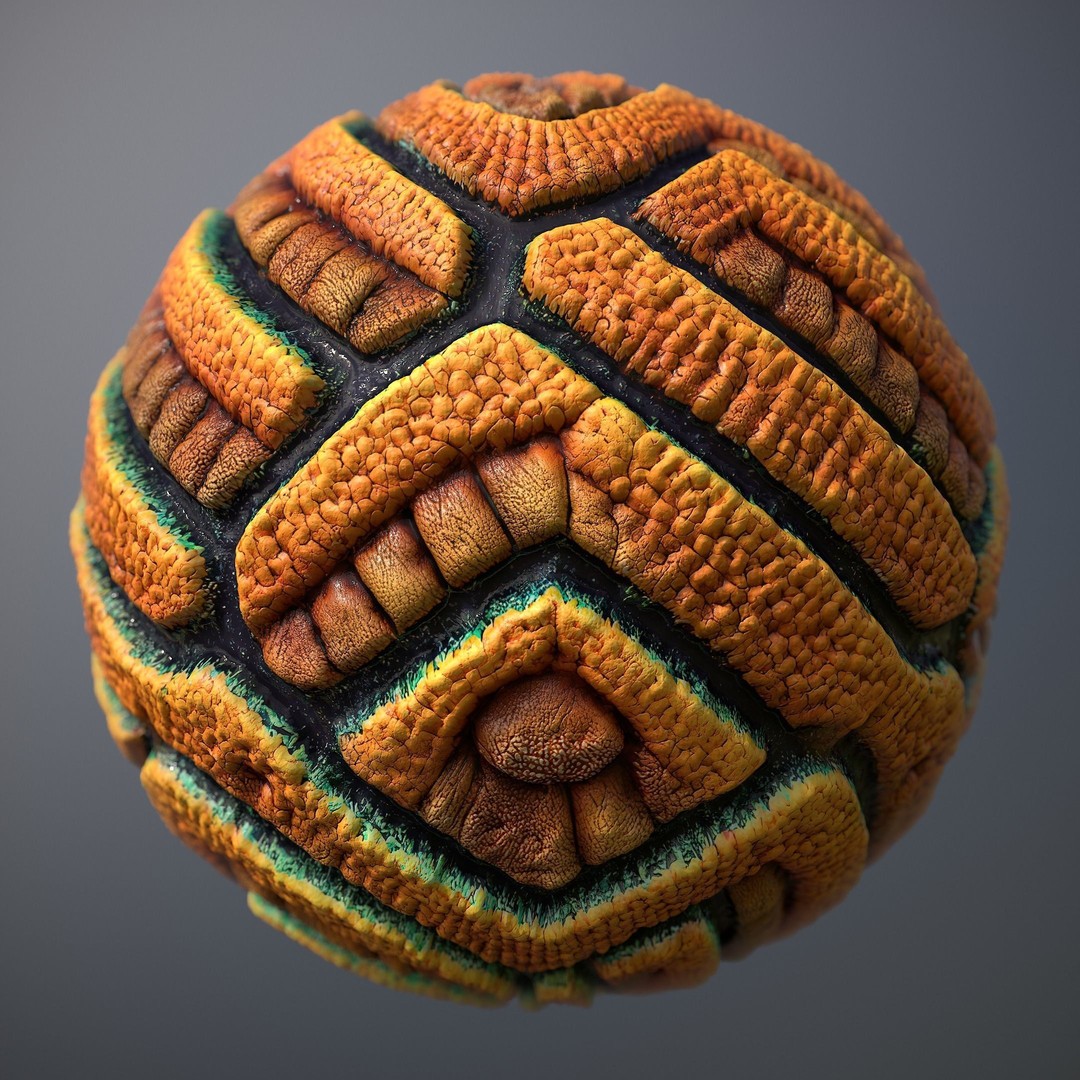 Alien Skin 3D Model – Seamless PBR Texture for Characters - View 17