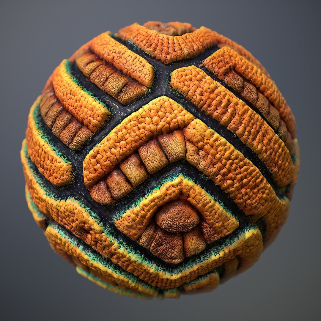 Alien Skin 3D Model – Seamless PBR Texture for Characters - View 18