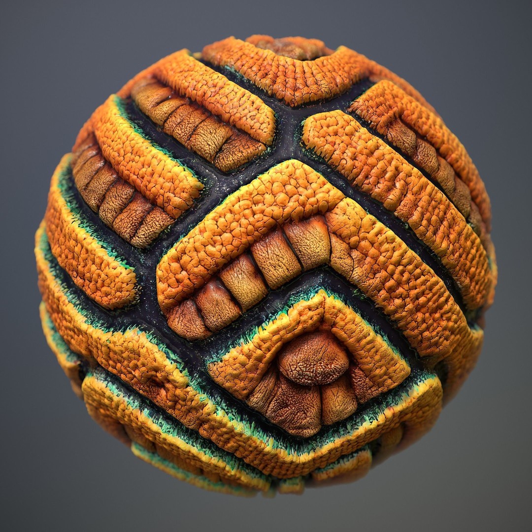 Alien Skin 3D Model – Seamless PBR Texture for Characters - View 19