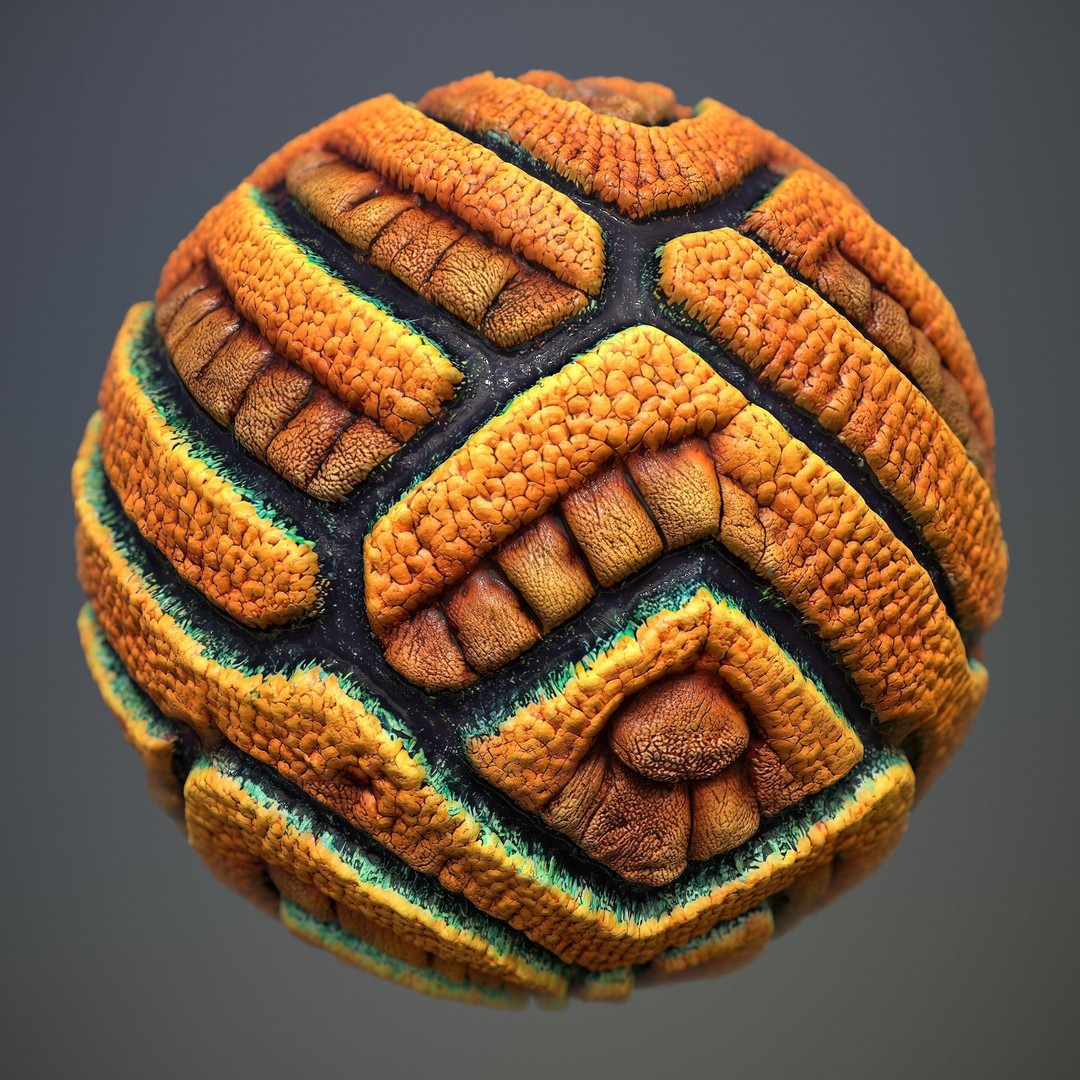 Alien Skin 3D Model – Seamless PBR Texture for Characters - View 20
