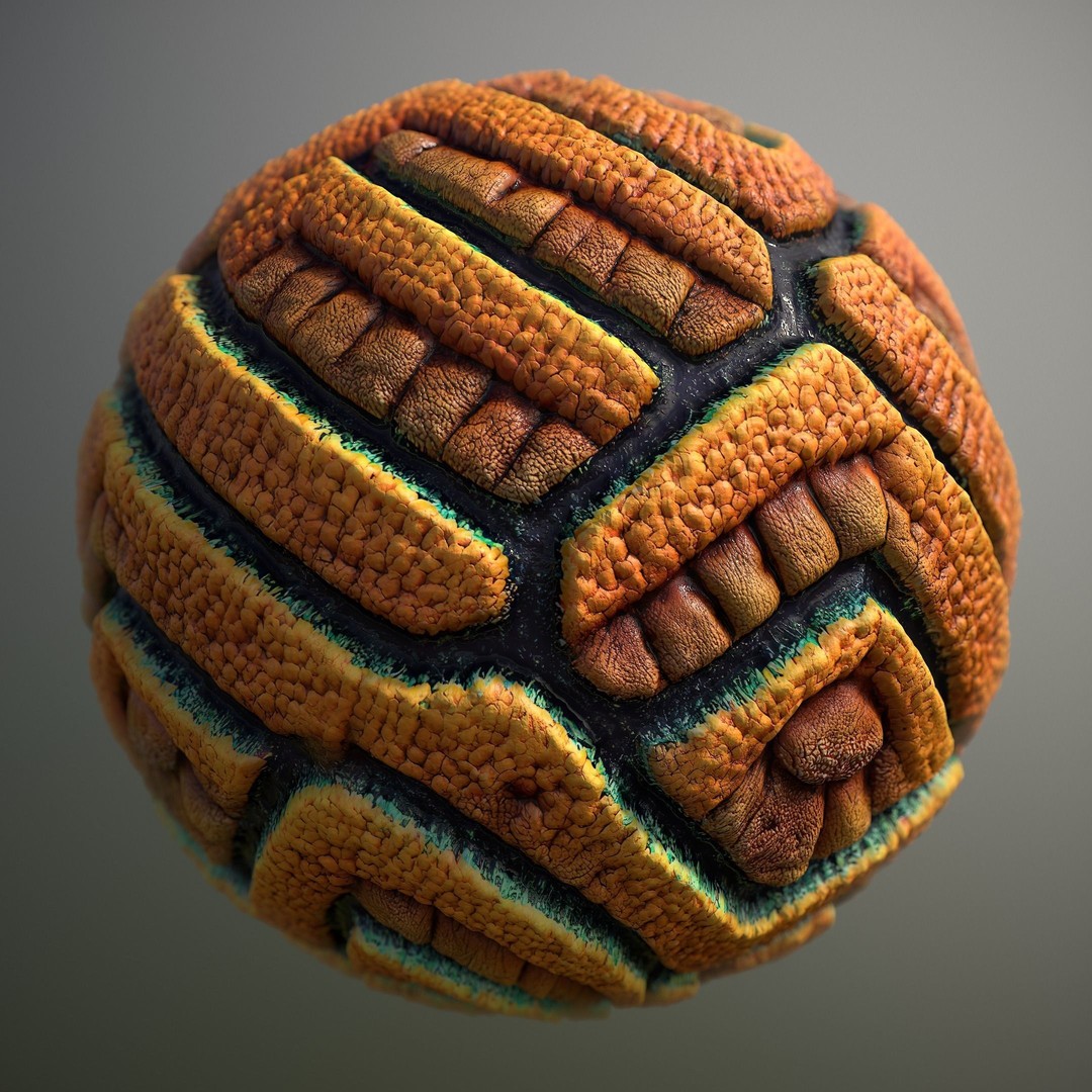 Alien Skin 3D Model – Seamless PBR Texture for Characters - View 4