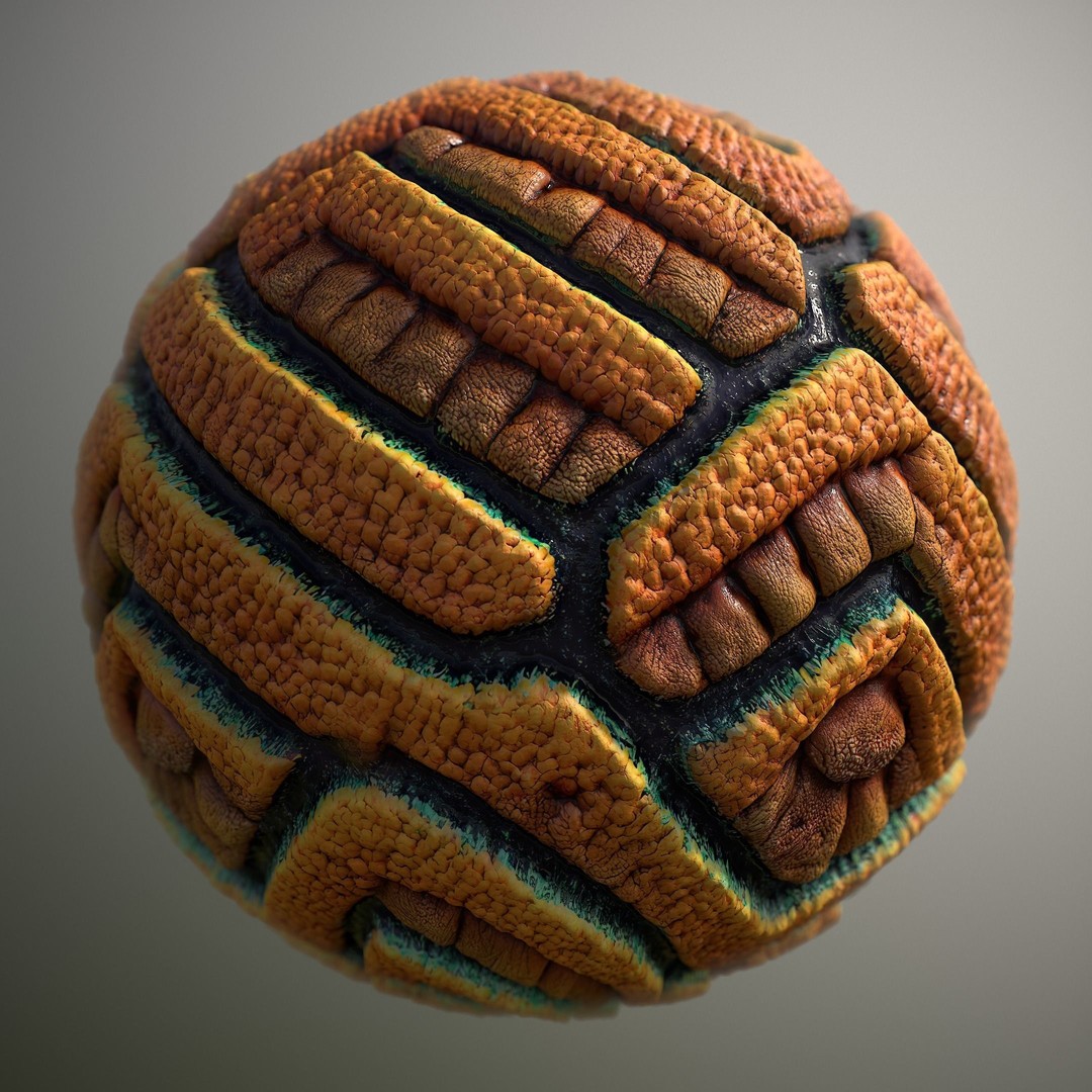 Alien Skin 3D Model – Seamless PBR Texture for Characters - View 5