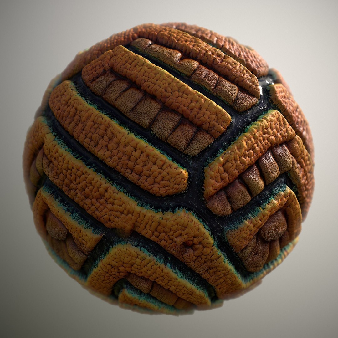 Alien Skin 3D Model – Seamless PBR Texture for Characters - View 6