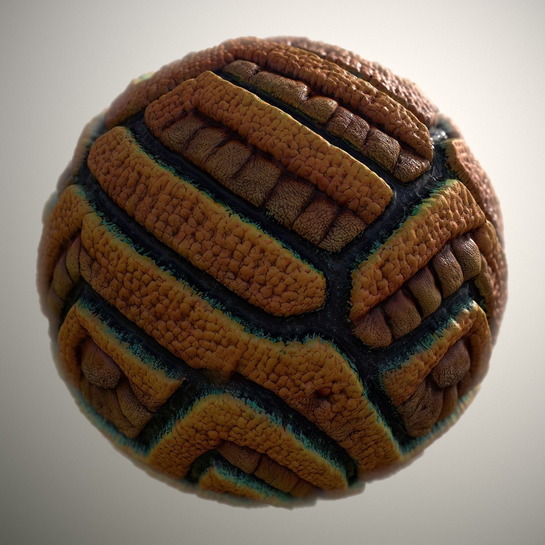 Alien Skin 3D Model – Seamless PBR Texture for Characters - View 7
