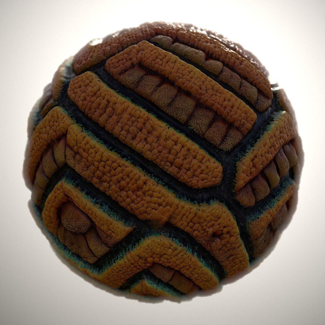 Alien Skin 3D Model – Seamless PBR Texture for Characters - View 9