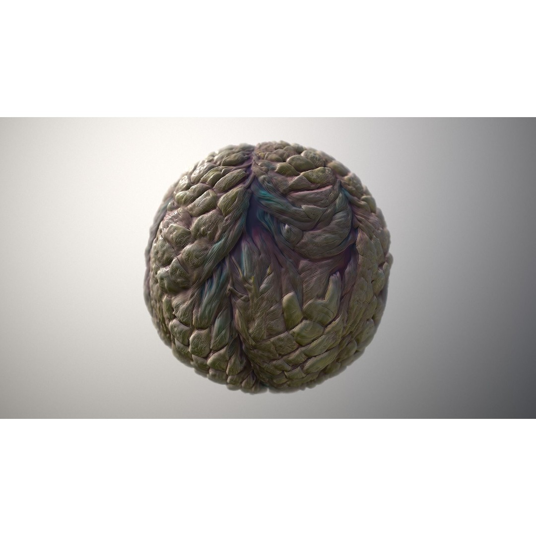 Monster Skin Texture 3D Model – Seamless PBR Game Asset, 8K & 4K - View 5