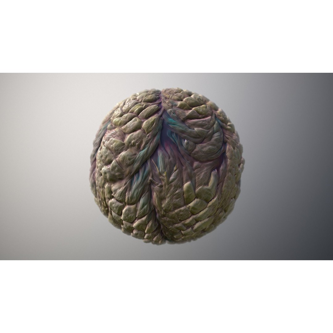 Monster Skin Texture 3D Model – Seamless PBR Game Asset, 8K & 4K - View 6
