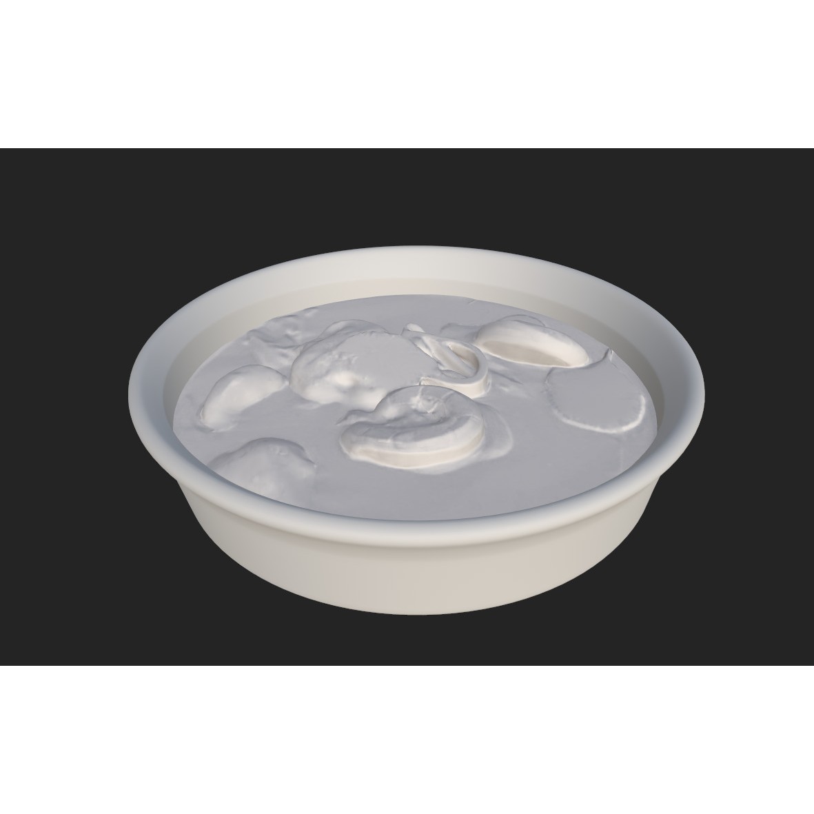 Seafood Soup - Low-Poly Game-Ready 3D Model - View 24