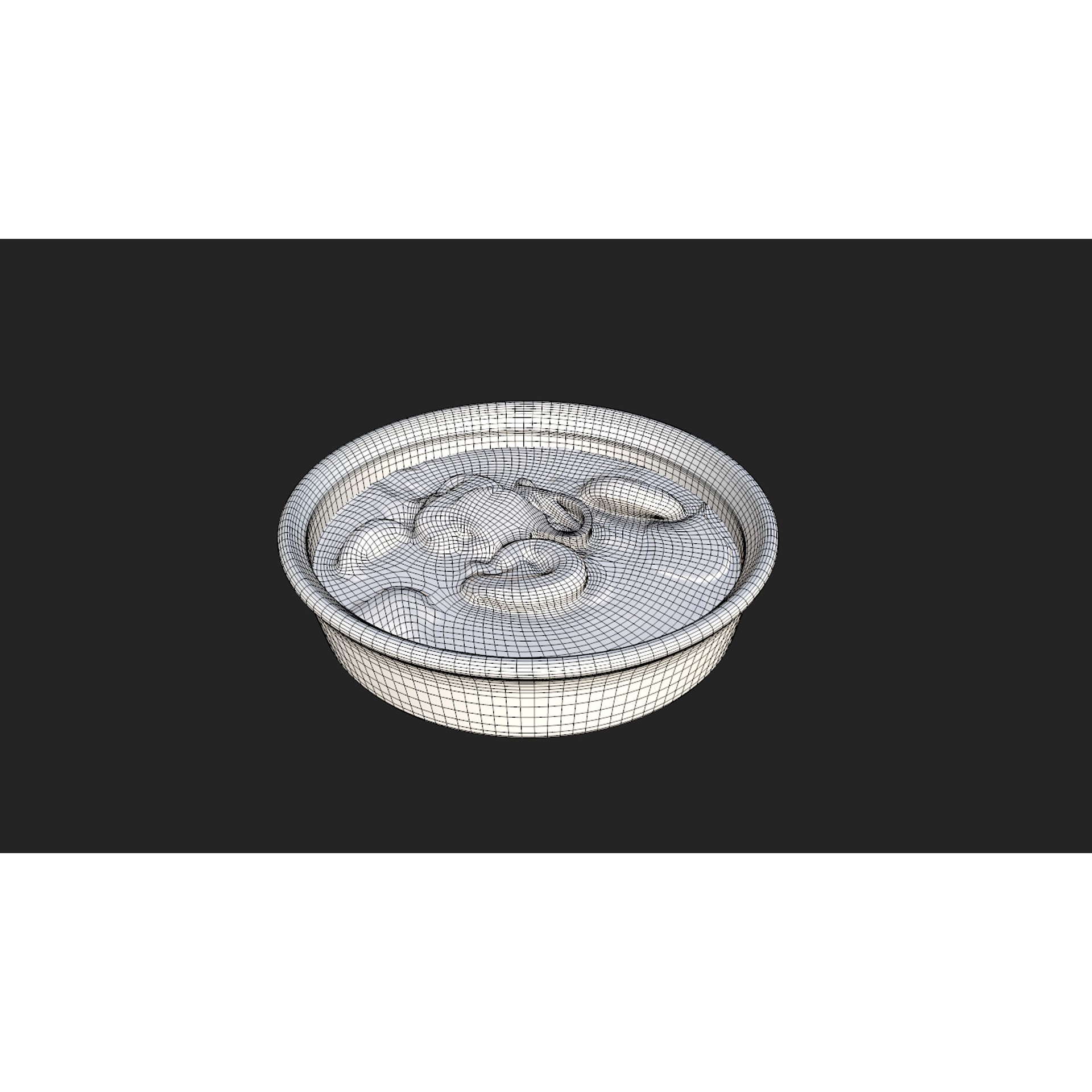 Seafood Soup - Low-Poly Game-Ready 3D Model - View 27