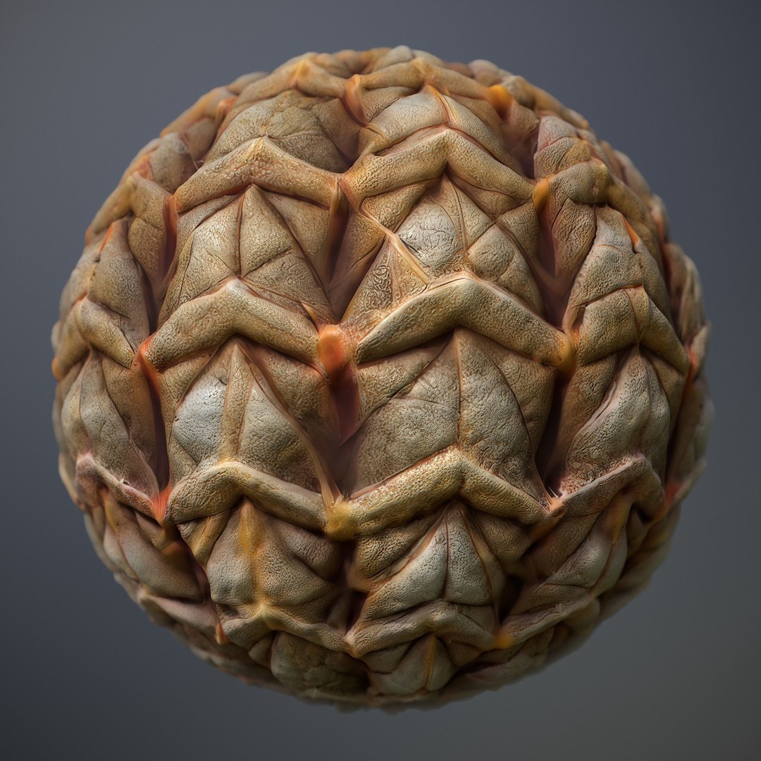 Alien Skin 3D Model – Seamless PBR Texture Pack for Game Assets - View 18