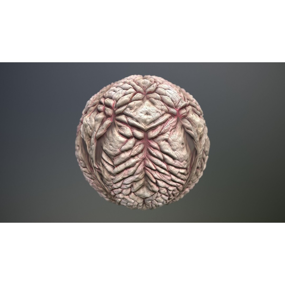 Monster Skin 3D Model – Seamless PBR Texture Pack, FBX - View 14