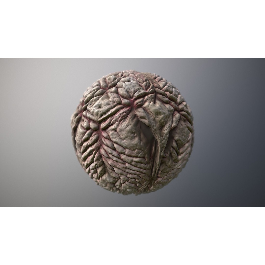 Monster Skin 3D Model – Seamless PBR Texture Pack, FBX - View 7