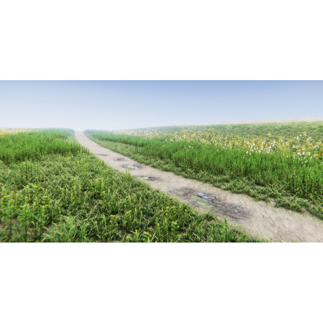 Realistic Grass Flowers Pack 3D Model – High Quality Textures for Unity - View 10