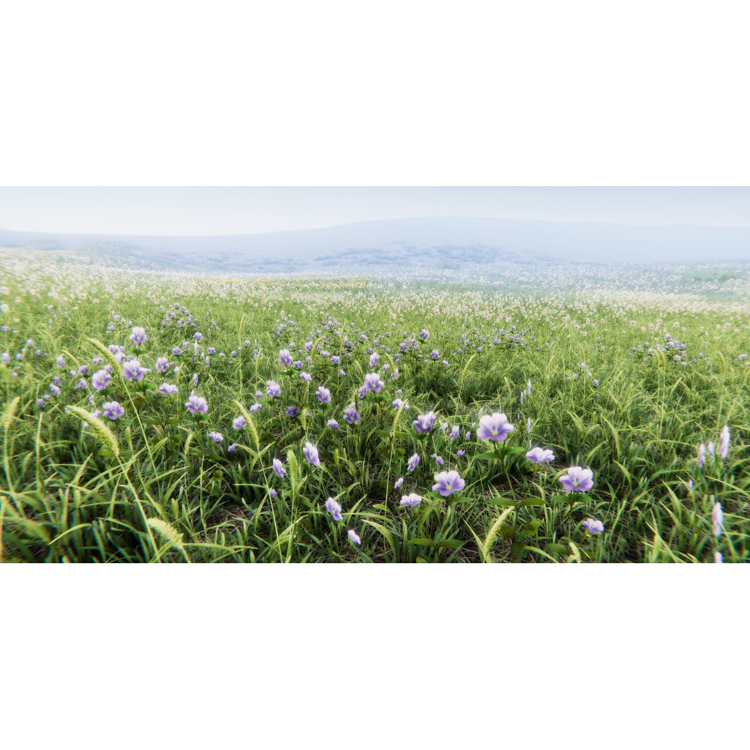Realistic Grass Flowers Pack 3D Model – High Quality Textures for Unity - View 21