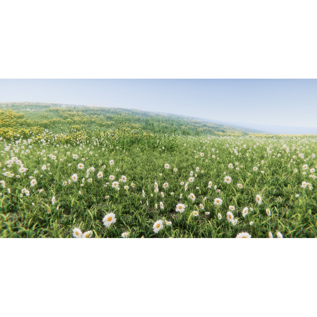 Realistic Grass Flowers Pack 3D Model – High Quality Textures for Unity - View 24