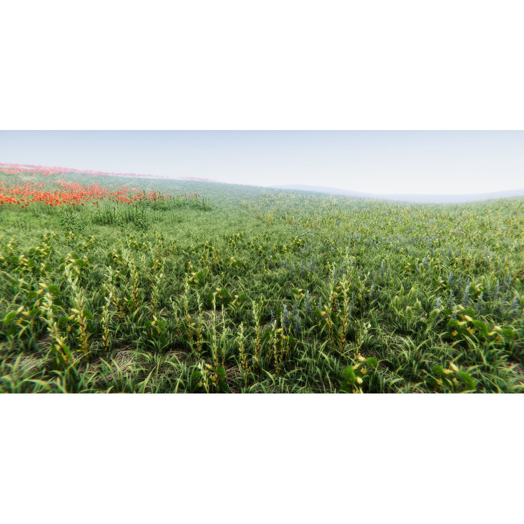 Realistic Grass Flowers Pack 3D Model – High Quality Textures for Unity - View 41